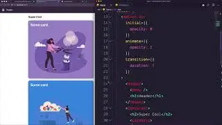 #2 Motion Element - Animating React with Framer Motion