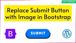 Replace Submit Button With Image in Bootstrap - YouTube