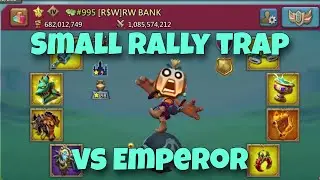 Lords Mobile - 600m might rally trap vs FULL EMPEROR. Got capped? KVK. Part 6