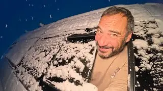 Stranded On Alaska Highway Winter Van Camping