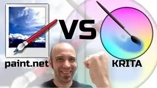Paint.Net vs Krita Photo Edit Comparison