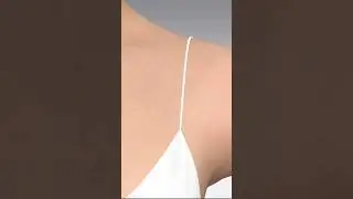 how to ‘Spaghetti Strap’ 🍝 #clo3d #digitalfashion #marvelousdesigner #cgi #style3d