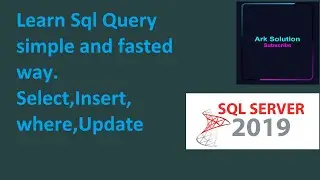 Fastest Way to Learn Sql Query