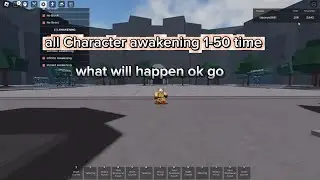 ALL Character awakening [THE STRONGEST BATTLE GROUNDS]