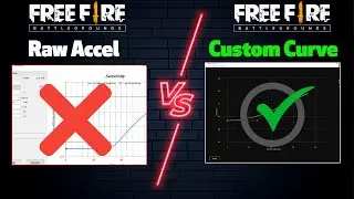 Raw Accel VS Custom Curve ⚙️⚙️ How To Get Best Custom Curve Settings For Free Fire