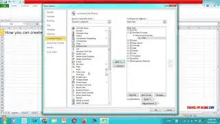 How to create your own Tabs and Groups in Excel. #Excel #exceltutorial #exceltips