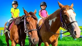 Matteo and Gabriella Learn to Keep Trying | DeeDee Videos For Kids