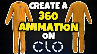 How to Create a 360 animation (turntables) in Clo3d/Marvelous Designer