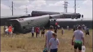 Пассажирский поезд Казань - Адлер сошел с рельсов