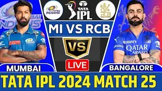 LIVE: RCB vs MI live score & commentary | Mumbai indians vs Royal Challengers Bangalore live match