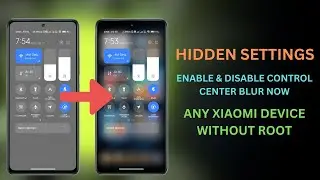 MIUI 14: Enable Control Center Blur now in any Xiaomi Device | Enable or Disable Blur now 💯💯
