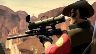 Игрок PUBG зашёл в Team Fortress 2 + Модификация — старая модель Снайперской винтовки