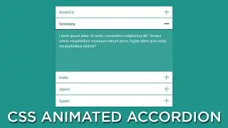 HTML Accordion | HTML Create faq | Panel tap create in html