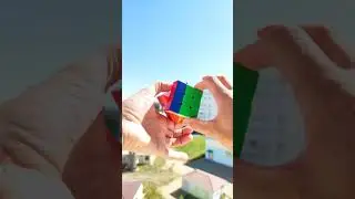 Solve a Rubik's Cube without lifting your fingers