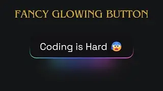 Fancy Glowing Button html and css