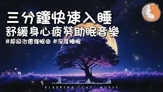 【100%無廣告助眠音樂】三分鐘快速入睡 深度睡眠丨舒緩身心疲勞助眠音樂丨超級治癒的催眠曲丨失眠者必聽音樂丨1 hour relaxing lullaby for sleep