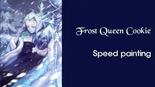 [speed painting]쿠킹덤 - 서리여왕 쿠키/쿠키런 의인화