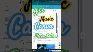 Add Music on Canva Presentation | 