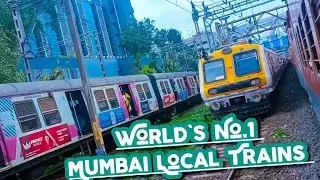Astounding World's No.1 Mumbai Local Trains | Mumbai Train Journey | Indian Trains