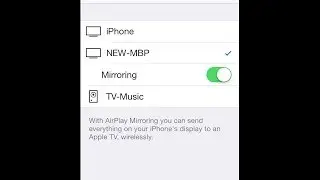 Display your iPhone or iPad Screen on your Computer using AirPlay Mirroring