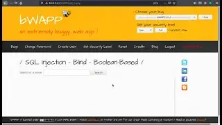 SQL Injection   Blind   Boolean Based
