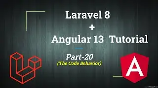 Delete Data from Angular using Laravel Delete API  | Laravel Angular Tutorial | Part-20
