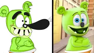 the gummy bear song Drawing meme | gummy bear show memes