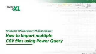 #HowTo import multiple CSV files from a folder with their filenames in #MSExcel using #PowerQuery