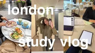PRODUCTIVE LONDON STUDY VLOG | medicine interviews, brunch & library hopping 💌
