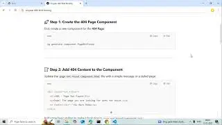 Angular 19 Tutorial #25: 404 Page Not Found | Wildcard Routing | Tutorial #25