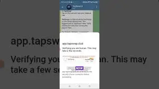 Tapswap- How to open Tapswap| Tapswap problem solved