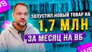 Запустил новый товар на 1,7 МЛН за месяц на ВБ!