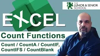 Excel Count / CountA / CountBlank / CountIF / CountIFS  explained [IGCSE ICT 0417]