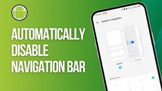 How to Automatically Disable Navigation Bar