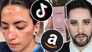 TikToker's spread miss-information to make a profit. | Using Tragedy To Sell Lash Serum
