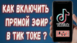 Как запустить прямой эфир в Тик Токе ?