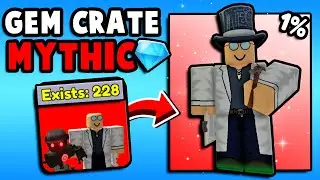I Summoned The 1% ROBOT SCIENTIST MYTHIC! *GEM CRATE* (Backroom Tower Defense)