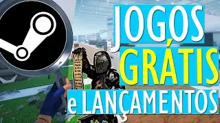 NOVOS JOGOS GRÁTIS para PC (5 JOGOS de GRAÇA para JOGAR na STEAM) e LANÇAMENTOS da SEMANA no PC!