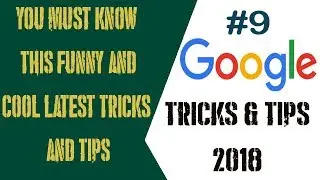 Google Tricks 2018: You Must Know This Funny And Cool Latest Tricks And Tips #9
