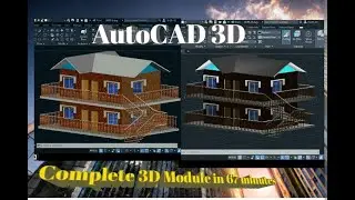 3D House Modeling Tutorial in AutoCAD