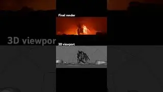 Using EmberGen to add fire to the wings of Deathwing (3D model & animation from Heroes of the Storm)