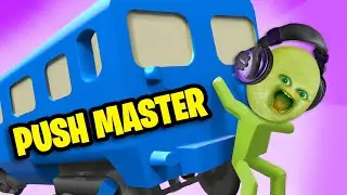 Push BLUEY into a SPEEDING TRAIN!!! (Push Master)