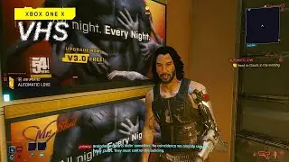 Cyberpunk 2077 - Новый геймплей с Xbox на русском - VHSник