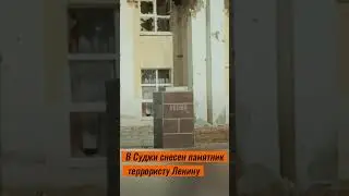 Курская область: В Судже снесли памятник Ленину