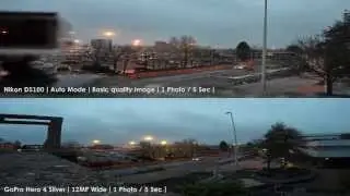 GoPro Hero 4 Silver VS Nikon D5100 Timelapse