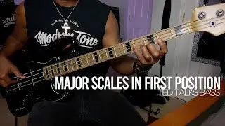 Bass Scale Patterns In First Position