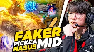 ¡FAKER SPAMMEA NASUS MID Y LLEGA A CHALLENGER! ¿QUÉ LO JUEGUE DICE?