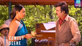 Lingaa Movie Comedy Scene | Rajnikanth Scolds Sonakshi Sinha | Rajnikanth, Sonakshi | Telugu Movie