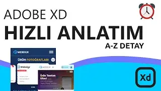 A-Z ADOBE XD ÖĞREN  - Adobe Xd Mobil Uygulama Tasarımı Dersleri (adobe xd dersleri)