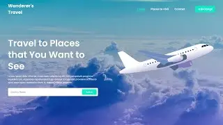 Create Travel Website Landing Page with HTML & CSS | Step by Step Tutorial